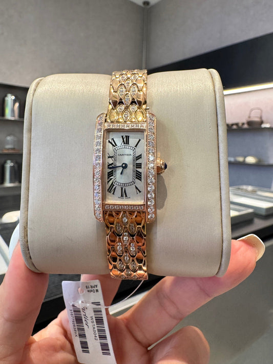 Cartier crystal-clear mechanical watch