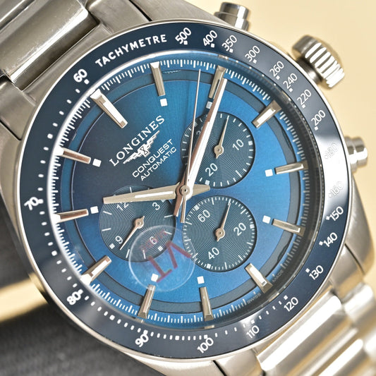 Longines Conquest Chronograph Mechanical Watch