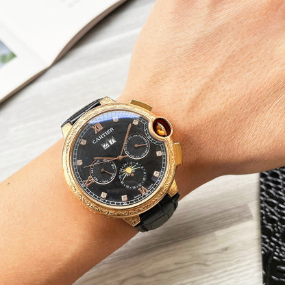 Cartier mineral-strengthened glass mechanical watch