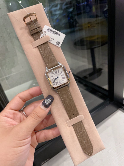 Cartier sapphire crystal mechanical watch