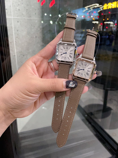 Cartier sapphire crystal mechanical watch