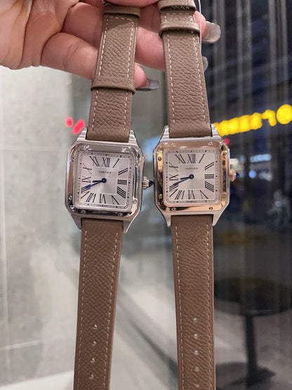 Cartier sapphire crystal mechanical watch