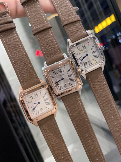 Cartier sapphire crystal mechanical watch