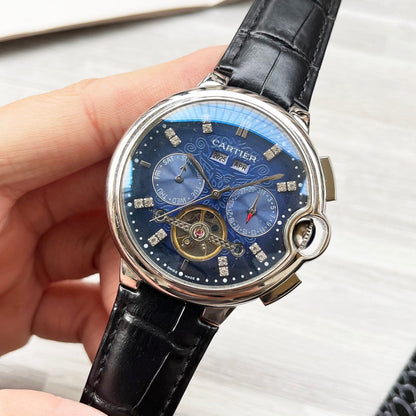 Cartier tempered glass mechanical watch