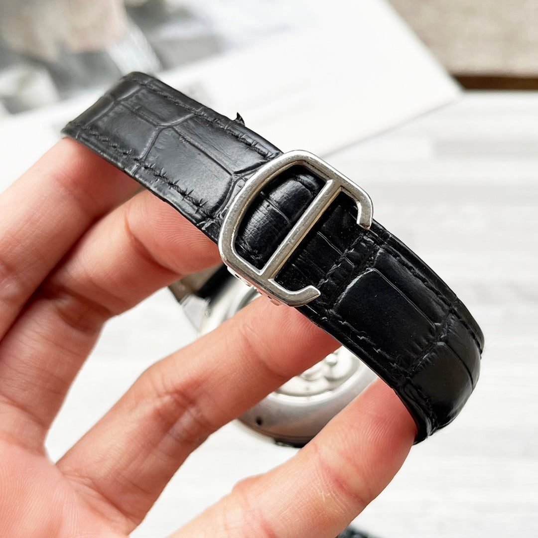 Cartier tempered glass mechanical watch